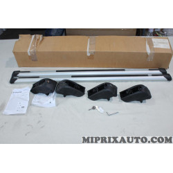 Jeu 2 barres de toit aluminium (modele expo trace montage rayures) Hyundai Kia original OEM G4211ADE00AL G4211-ADE00-AL pour 