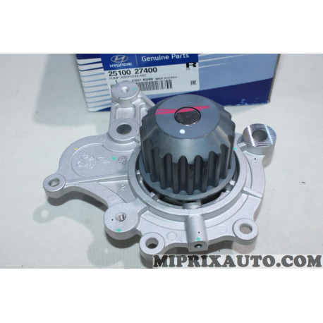 Pompe à eau Hyundai Kia original OEM 2510027400 25100-27400 