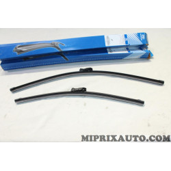 Jeu 2 balais essuie glace souple 60cm + 45cm Hyundai Kia original OEM L983FH2418L9 L983F-H2418-L9 pour hyundai i30 de 2007 à 