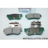 Jeu 4 plaquettes de frein arriere Hyundai Kia original OEM 5830226A00 58302-26A00