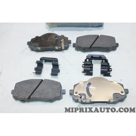 Jeu 4 plaquettes de frein avant montage akebono Hyundai Kia original OEM 581011JA60 58101-1JA60 