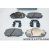 Jeu 4 plaquettes de frein avant montage akebono Hyundai Kia original OEM 581011JA60 58101-1JA60