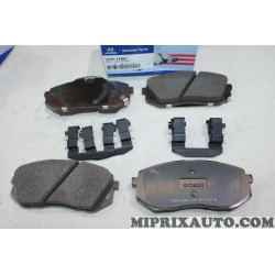 Jeu 4 plaquettes de frein avant Hyundai Kia original OEM 581012YA00 58101-2YA00 