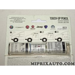 Stylo retouche de peinture carrosserie 823 grigio sassi PKG 06/2017 Mopar Fiat Alfa Romeo Lancia Jeep Dodge Chrysler original OE