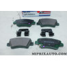 Jeu 4 plaquettes de frein arriere Hyundai Kia original OEM 58302A6A33 58302-A6A33