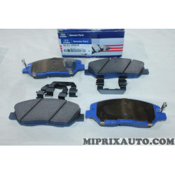 Jeu 4 plaquettes de frein avant Hyundai Kia original OEM 581012PA70 58101-2PA70 