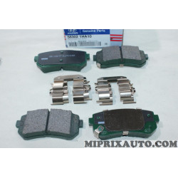 Jeu 4 plaquettes de frein arriere Hyundai Kia original OEM 583021HA10 58302-1HA10 