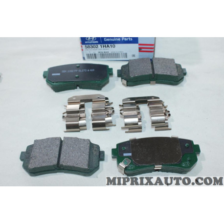 Jeu 4 plaquettes de frein arriere Hyundai Kia original OEM 583021HA10 58302-1HA10 