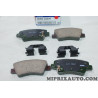 Jeu 4 plaquettes de frein arriere Hyundai Kia original OEM 58302G2A40 58302-G2A40