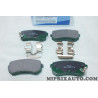 Lot 4 plaquettes de frein Hyundai Kia original OEM 583020XA00 58302-0XA00