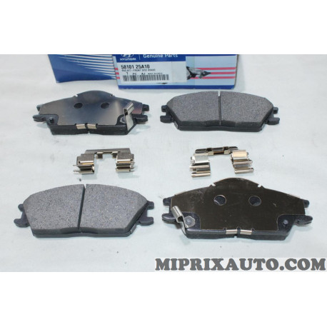 Jeu 4 plaquettes de frein Hyundai Kia original OEM 5810125A10 58101-25A10 