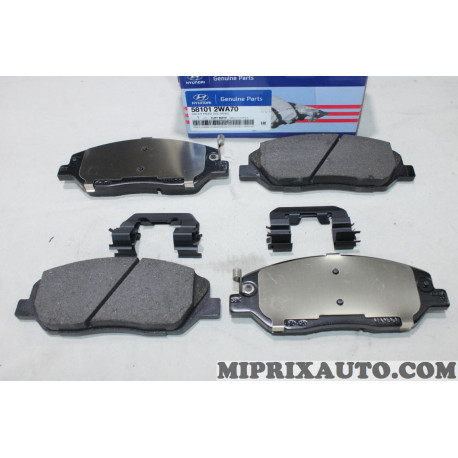 Jeu 4 plaquettes de frein avant montage mando Hyundai Kia original OEM 581012WA70 58101-2WA70 