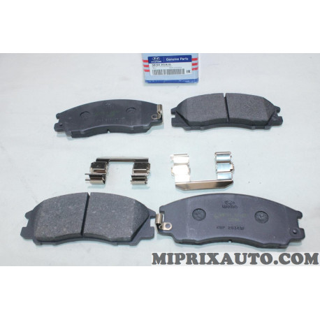 Jeu 4 plaquettes de frein Hyundai Kia original OEM 58101H1A10 58101-H1A10 