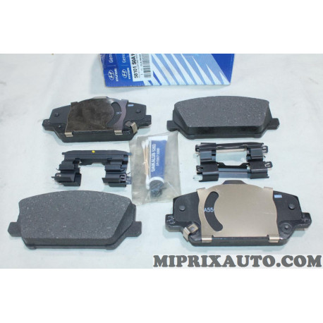 Jeu 4 plaquettes de frein Hyundai Kia original OEM 58101S0A10 58101-S0A10 