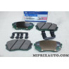 Lot 4 plaquettes de frein avant Hyundai Kia original OEM 581013ZA10 58101-3ZA10