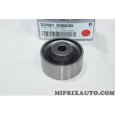 Galet enrouleur courroie de distribution 2481026020 Mobis Hyundai Kia original OEM S2481026020 S2481-02602-0 