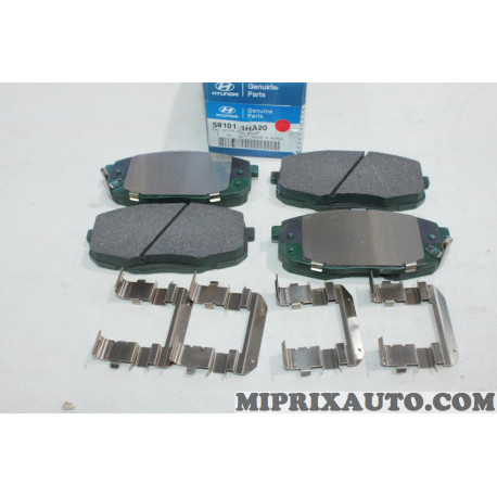 Lot 4 plaquettes de frein Hyundai Kia original OEM 581011HA20 58101-1HA20 