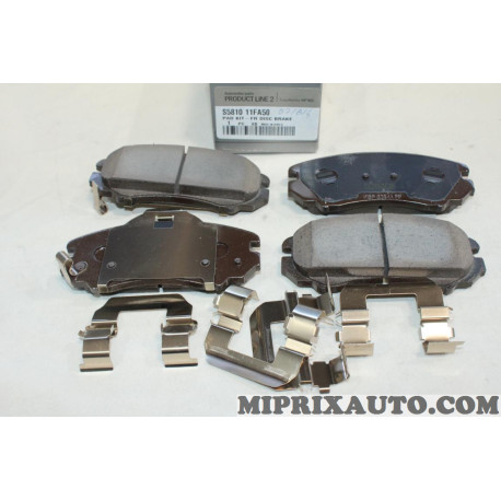 Jeu 4 plaquettes de frein 581011FA50 Mobis Hyundai Kia original OEM S581011FA50 S5810-11FA5-0 