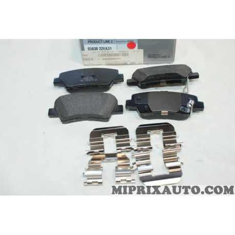 Jeu 4 plaquettes de frein 583022EA31 Mobis Hyundai Kia original OEM S583022EA31 S5830-22EA3-1 