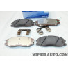 Jeu 4 plaquettes de frein Hyundai Kia original OEM 5810147A00 58101-47A00