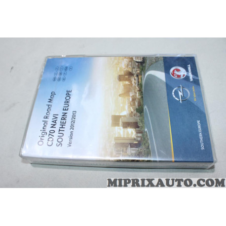 Carte GPS navigateur CD70 NAVI southern europe 2012 / 2013 Opel Chevrolet original OEM 95514798 1779082 