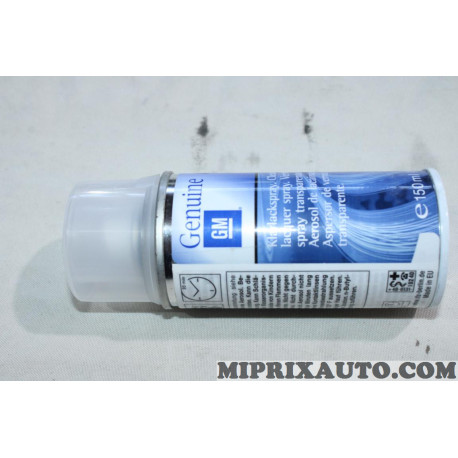 Spray aerosol vernis transparent (DLU 2015 sans réclamation) Opel Chevrolet original OEM 95599023 