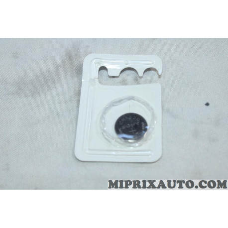 Pile ronde clé télécommande (DLU 08/2021 sans reclamation) Sony Opel Chevrolet original OEM CR1620 