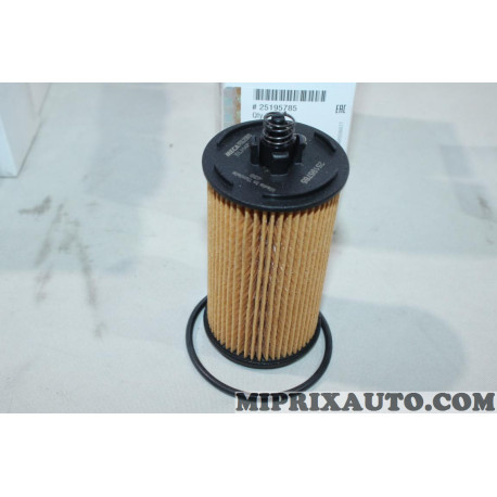 Filtre a huile moteur Opel Chevrolet original OEM 25195785 