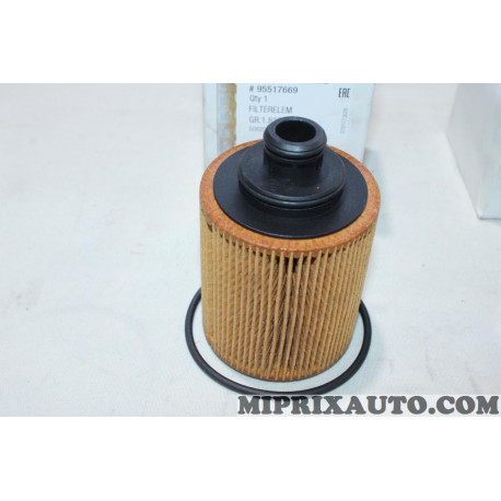 Filtre a huile Opel Chevrolet original OEM 95517669 