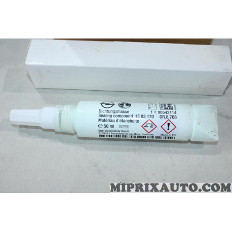 Tube 50ml materiau etancheite fabrication 2021 Opel Chevrolet original OEM 90542114 1503170 