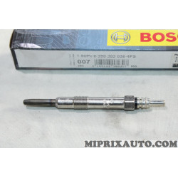 Jeu 2 bougies de prechauffe Bosch Opel Chevrolet original OEM 007 0250202036 