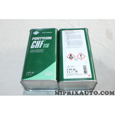 1 Bidon flacon 1L 1 litre huile hydraulique Pentosin CHF 11S Fuchs Opel Chevrolet original OEM 500427598 