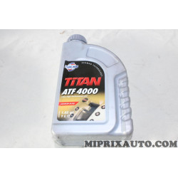 Bidon 1L 1 litre huile boite de vitesses automatique Titan ATF 4000 dexron III H Fuchs Opel Chevrolet original OEM 500377862 