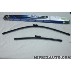 Jeu 2 balais essuie glace souple silencio 650mm + 400mm Valeo Toyota Lexus original OEM VF934 577934 pour lexus NX subaru 