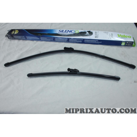 Jeu 2 balais essuie glace souple silencio 650mm + 400mm Valeo Toyota Lexus original OEM VF934 577934 pour lexus NX subaru 