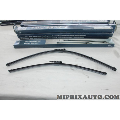 Lot 2 balais essuie glace souple 700mm + 550mm Opel Chevrolet original OEM 95516016 1272114 