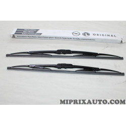 Jeu 2 balais essuie glace attache standard 2x 500mm Opel Chevrolet original OEM 1684187780 