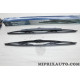 Jeu 2 balais essuie glace attache standard 2x 500mm dont 1 avec spoiler Opel Chevrolet original OEM 93195943 6272541