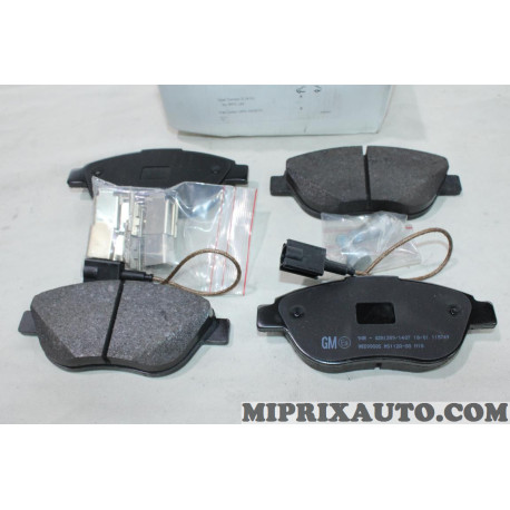 Jeu 4 plaquettes de frein Opel Chevrolet original OEM 95599885 