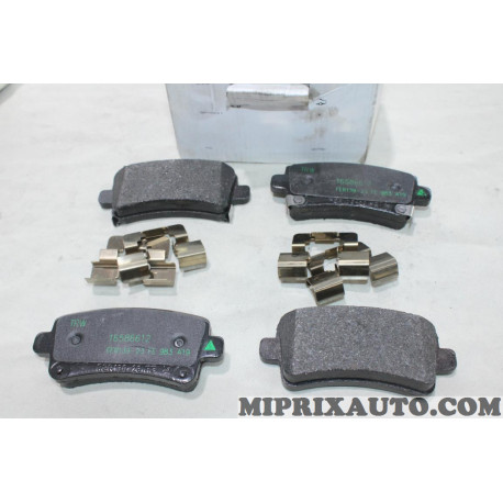Lot 4 plaquettes de frein Opel Chevrolet original OEM 39021482 