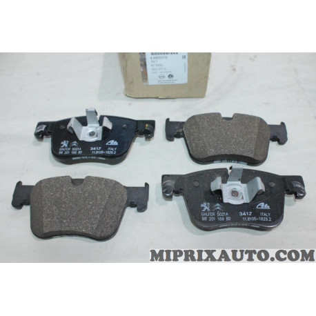 Jeu 4 plaquettes de frein Opel Chevrolet original OEM 95525370 