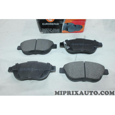 Jeu 4 plaquettes de frein Eurorepar Opel Chevrolet original OEM 1623054880 