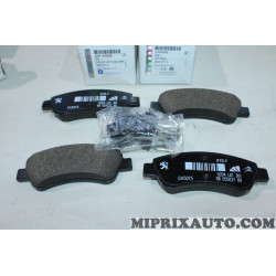 Jeu 4 plaquettes de frein Opel Chevrolet original OEM 3649088 