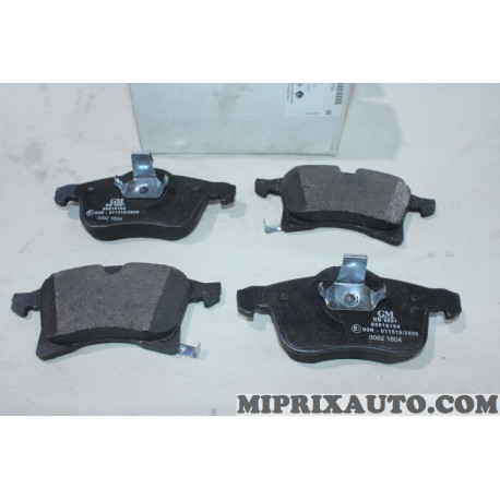 Lot 4 plaquettes de frein avant Opel Chevrolet original OEM 95516194 