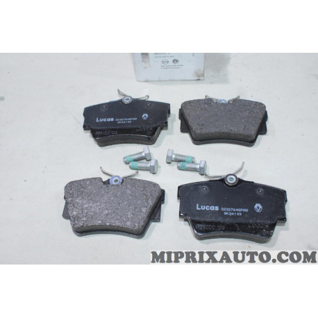 Jeu 4 plaquettes de frein Opel Chevrolet original OEM 93192389 