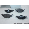 Jeu 4 plaquettes de frein Opel Chevrolet original OEM 93188726 1605121