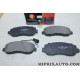 Jeu 4 plaquettes de frein Eurorepar Opel Chevrolet original OEM 1617286480