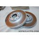 Jeu 2 disques de frein avant 304mm ventilé (oxydation) Opel Chevrolet original OEM 3641958 pour citroen C4 dont picasso C5 