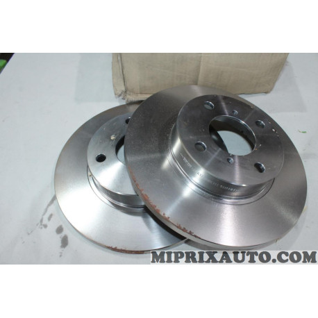 Jeu 2 disques de frein 247mm plein (oxydation) Opel Chevrolet original OEM 9193872 4700711 