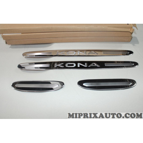 Kit 4 baguettes moulure revetement seuil de porte Hyundai Kia original OEM BE450ADE00ST BE450-ADE00-ST pour hyundai kona 